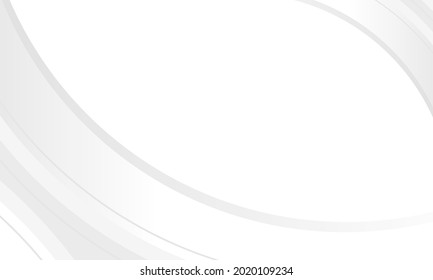 Plantilla web de fondo de presentación de diseño gráfico abstracto en blanco. Resumen de fondo geométrico de gradiente blanco y gris. Ilustración del vector