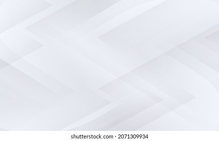 Weiße abstrakte grafische Design-Präsentation, Hintergrund. Weich grauer Farbverlauf abstrakter geometrischer Hintergrund. Vektorgrafik.