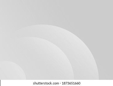 Weiße abstrakte, grau-elegante Design-Kunst-Banner unscharf leuchtende Visitenkarte Wavy Muster Wellenstrebe kreative leichte, saubere Swoosh futuristische für moderne Technologie Kurve geometrische Illustration