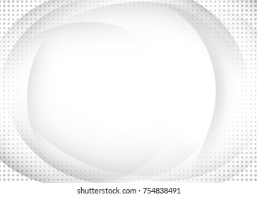 white abstract halftone background with halftone and futuristic concept