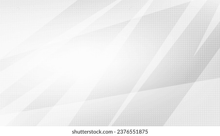 White Abstract halftone Background Vector Illustration.