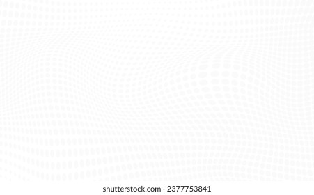 White Abstract halftone Background Vector Illustration.