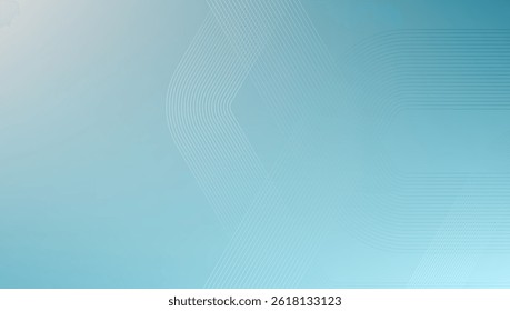 White Abstract Hexagon Lines On Blue Background. EPS10 Vector