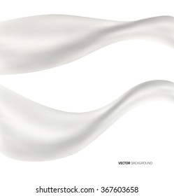 White Abstract Liquid Background