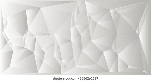 Fondo geométrico de bajo poli Abstractas blanco