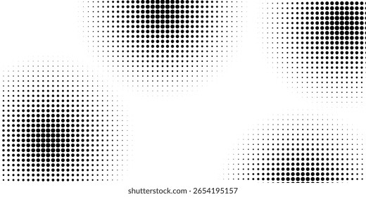 Fundo minimalista abstrato branco com linhas de círculo e padrão de pontos
