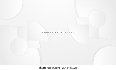 White abstract modern background design