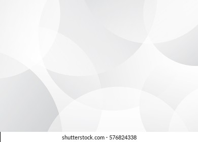 White abstract modern transparency circle presentation background