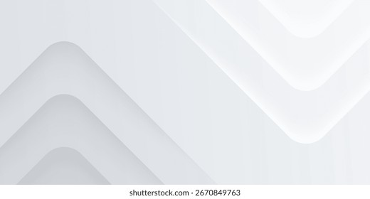 Fondo de papel abstracto blanco con Formas geométricas y Elementos de diseño modernos