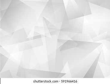 White abstract pattern of geometric shapes Texture. Geometric background