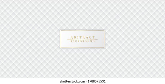 White abstract pattern luxury clean concept modern background. vector illustration.