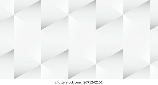 Polígono branco abstrato texturizado fundo arte simples abstrato