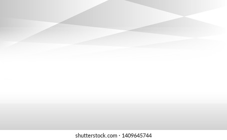 White abstract polygonal geometric background for web, banner, print backdrop.
