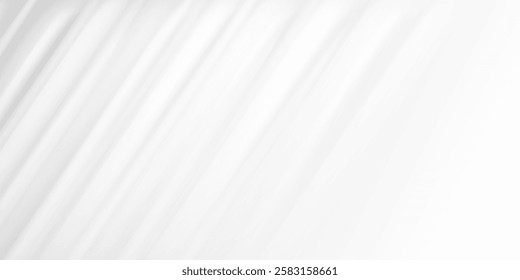 white abstract rippled silk fabric texture background best for product presentation, banner, flyer, poster, cover