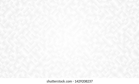 White abstract square pattern of geometric shapes. Gradient mosaic. Geometric hipster square background. Vector illustration.