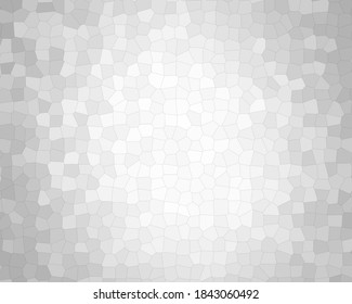 White abstract square pixel mosaic background. Blurry rectangular design. 