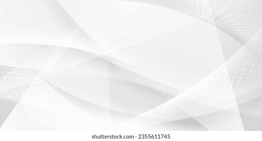 weißer abstrakter Technologie-Hintergrund, modernes Design, Vektorgrafik