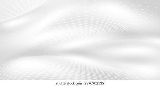 fondo de tecnología abstracta blanca diseño moderno ilustración vectorial