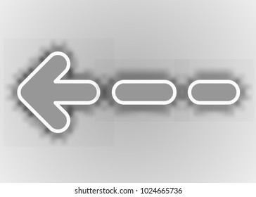 White abstract template for card or banner. Metal Background with waves and reflections. Business background, silver, illustration. Illustration of abstract background with a metallic element