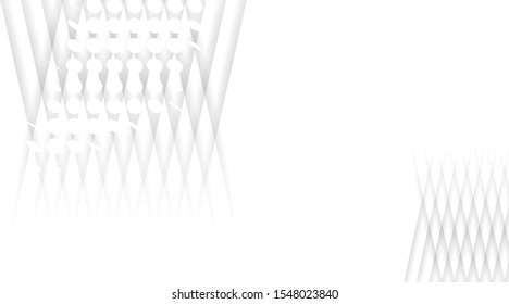 White abstract texture background vector futuristic graphic paper art style white background