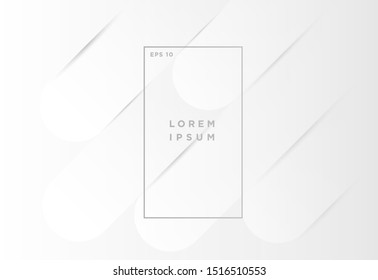 White abstract texture. minimal vector background 3d paper art can be used in cover design, book design, poster, cd cover, flyer, website backgrounds or advertising.