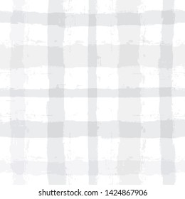 White abstract texture, paint stripe Seamless pattern. gray minimal striped graphic background. light ink brush strokes. grunge stripes, paintbrush line. texture lines backdrop - Vector