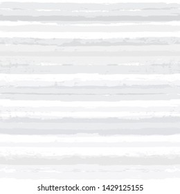 White abstract texture, paint stripe Seamless pattern. gray minimal striped graphic background. light ink brush strokes. grunge stripes, paintbrush line. texture lines backdrop - Vector