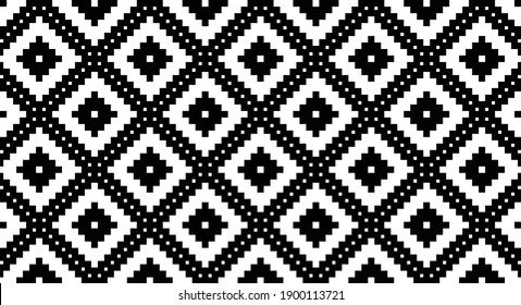 White abstract texture pattern of square shapes with back color background, vector