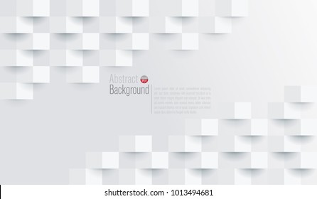 White abstract texture. Vector background 3d paper art style can be used in cover design, book design, poster, cd cover, flyer, website backgrounds or advertising.