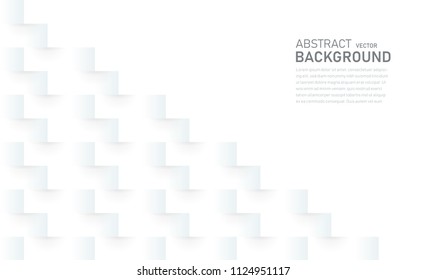 White abstract texture. Vector background 3D paper in origami style can be used in presentation, website, mobile application, cover design, book design, corporate identity design or advertising.