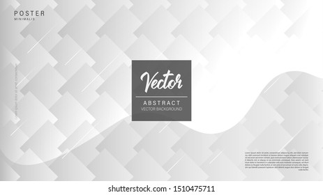 White abstract texture. Vector background 3d paper art style can be used in cover design, book design, poster, cd cover, flyer, website backgrounds or advertising. Eps 10. Vector
