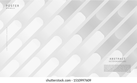 White abstract texture. Vector background 3d paper art style can be used in cover design, book design, poster, cd cover, flyer, website backgrounds or advertising. Eps 10. Vector