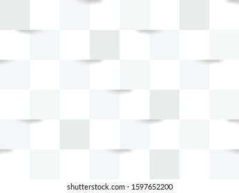 White abstract texture. Vector background 3d paper art style