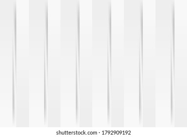 White abstract texture. Vector background 3d paper art style can be used in cover design, book design, poster, cd cover, flyer, website backgrounds or advertising.
