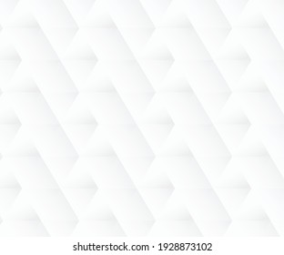 White Abstract Texture. Vector Background 3d Paper Art Style Can Be Used In Cover Design.