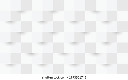 White Abstract Texture. Vector Background 3d Paper Art Style Can Be Used In Cover Design, Book Design, Poster, Cd Cover, Flyer, Website Backgrounds For Advertising.
