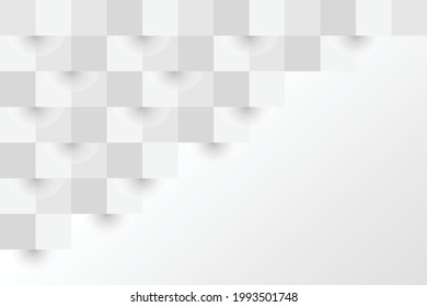 White abstract texture. Vector background 3d paper art style can be used in cover design, book design, poster, cd cover, flyer, website backgrounds for advertising.