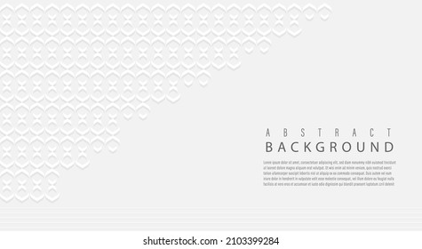 White abstract texture. Vector background 3d paper art style can be used in cover design, book design, poster, cd cover, flyer, website backgrounds or others