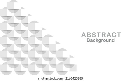 White abstract texture. Vector background 3d paper art style can be used in cover design, book design, poster, flyer, cd cover, website backgrounds or advertising.
