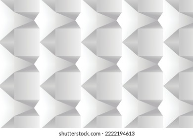 White abstract texture. Vector background 3d paper art style can be used in cover design, book design, poster, cd cover, flyer, website backgrounds or advertising.