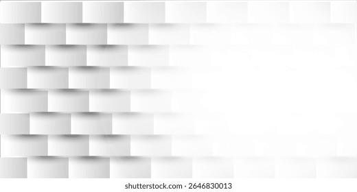 Textura abstrata branca. O estilo de arte de papel 3D pode ser usado em design de capa, design de livro, cartaz, capa de cd, folheto, fundos de site ou publicidade.