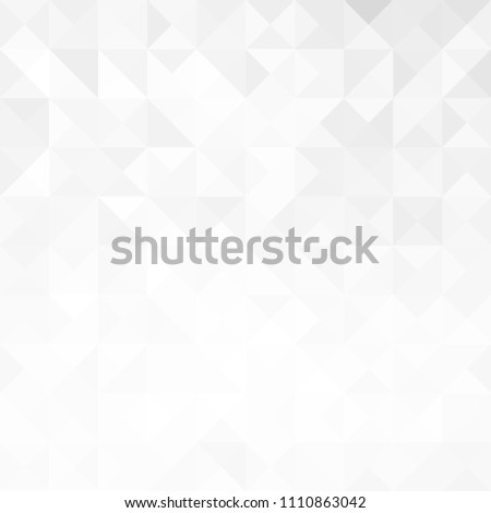 White abstract triangle geometric background for you amazing design. Grey background. Empty place for your presentation or headline. White texture.