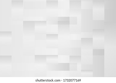 White abstract vector background design template with geometric shapes