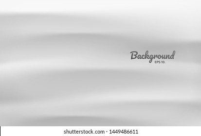 White abstract vector background Modern concept Curved geometric design