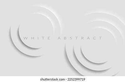 white abstract vector background with ripple effect