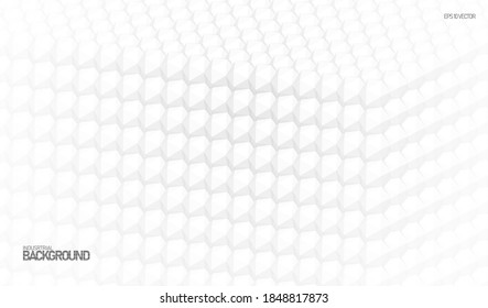  White abstract vector business background. Business minimal texture with architecture pattern. Conceptual industrial light background