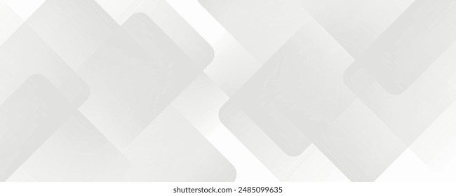 White abstract vector long minimal banner. Light neutral background with arrows and copy space for text.