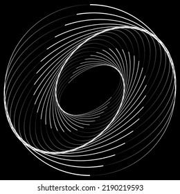 White Abstract Vortex Frame Vector Illustration Stock Vector (Royalty ...