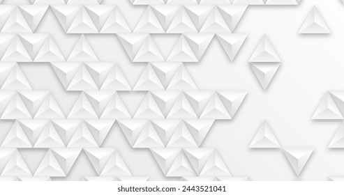 White abstract wallpaper 3d paper style vector design in eps 10
