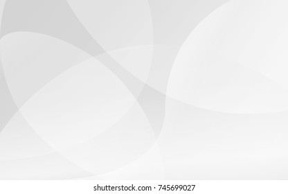 white abstract wave background with futuristic concept vector